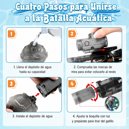 Pistola de Agua Electrica Recargable
