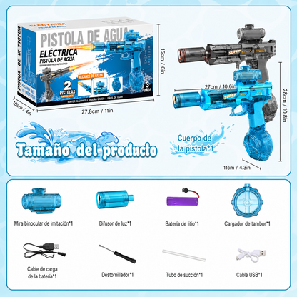 Pistola de Agua Electrica Recargable